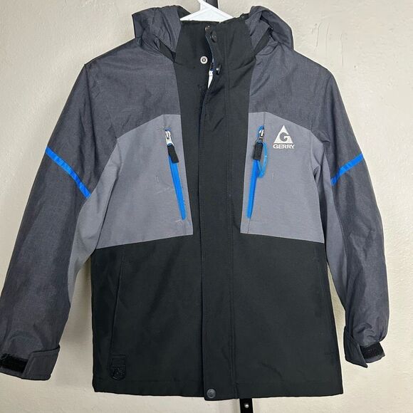 Gerry Black and Gray kids Jacket Size 7/8 - Picture 2 of 3